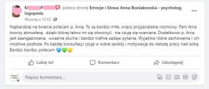 psycholog ciechanów psychoterapia psychoterapeuta anna Boniakowska psycholog dziecięcy